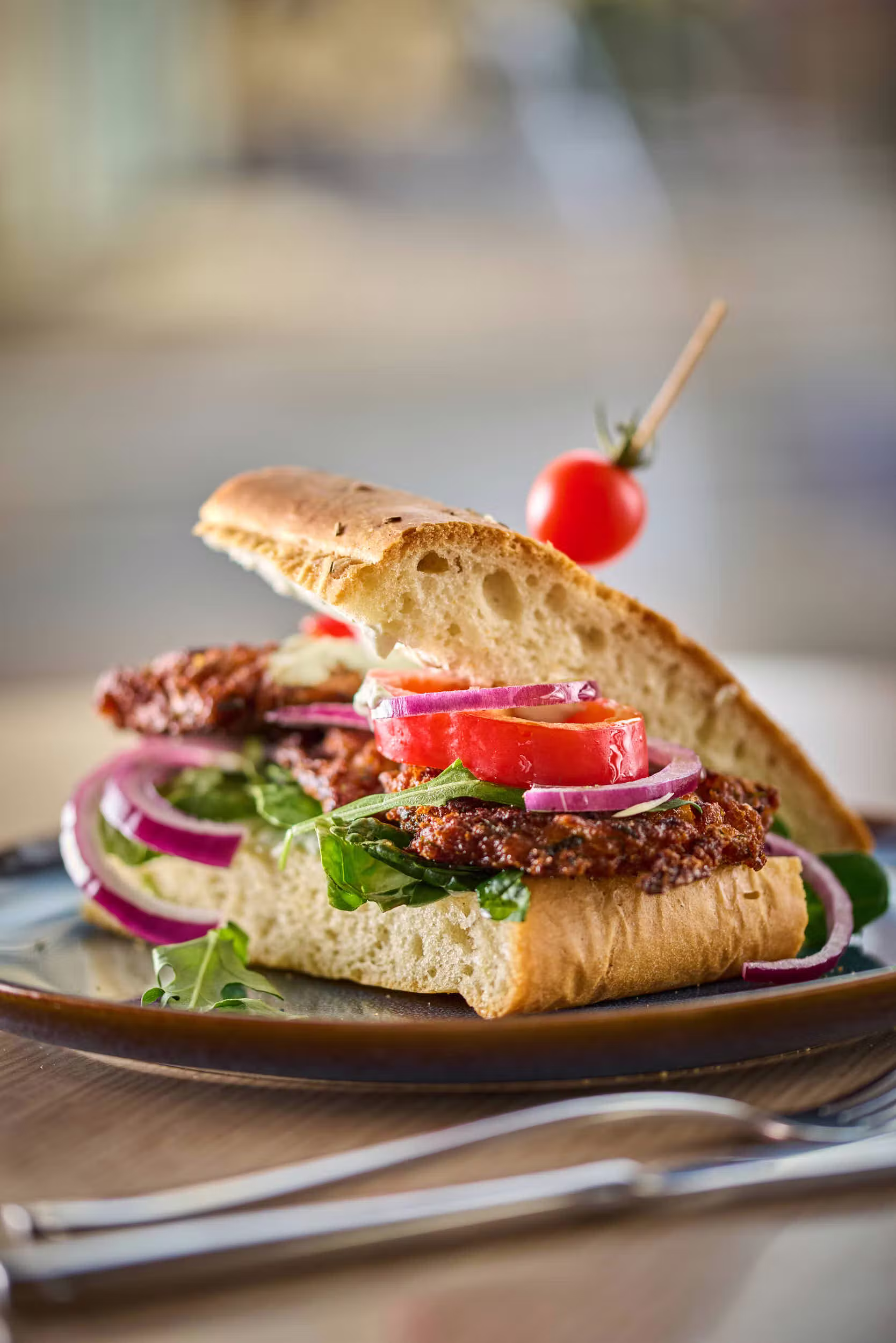 Ciabatta kjott sandwich — Nazar Café-Bar